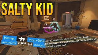 The Most Salty Kid in Ranked