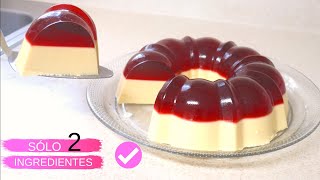 ¡¡SÓLO 2 INGREDIENTES!! Gelatina Sabor Piña y Cereza