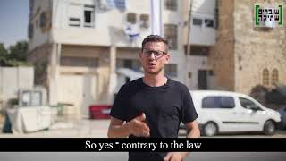 Welcome to the settlement in Hebron