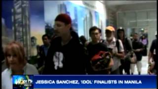 Jessica Sanchez, 'Idol' finalists in Manila