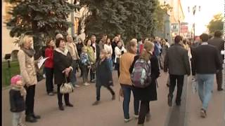 Флэшмоб "Мастерской танго" в самом центре Нижнего Новгорода!