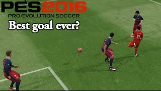 PES 2016 - MY BEST GOAL EVER??? BEST ASSIST EVER FOR SURE (COUTINHO!!!)