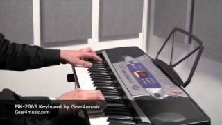 Overview of the MK-2063 Keyboard by Gear4music.com