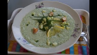 ГАСПАЧО ОГУРЕЧНЫЙ. ВКУСНЕЙШИЙ РЕЦЕПТ.