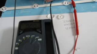 Проверка LED подсветки телевизора LG