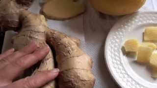 Ginger drink for cough sore throat and fever: easy to make