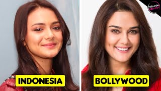 SELEB KEMBAR! 10 Artis Indonesia yang Mirip Banget dengan Bintang Bollywood