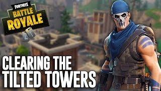 Clearing The Tilted Towers!! Fortnite Battle Royale Gameplay - Ninja