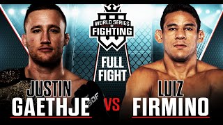 #WSOFNYC: Justin Gaethje vs. Luiz Firmino Full Fight