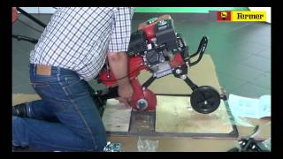 Сборка новых мотоблоков и культиваторов FERMER FM 702  часть 01