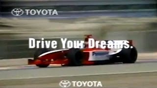2001 トヨタ企業CM｜モータースポーツ 夢の舞台はF1へ