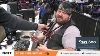 Gamer Biker at Gamers for Giving