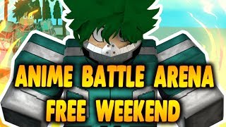 ONE FOR ALL HAS ENTERED THE CHAT | ANIME BATTLE ARENA IS NOW FREE TO PLAY | ROBLOX | iBeMaine