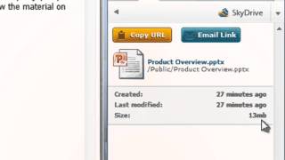 SkyDrive Gadget for Xobni