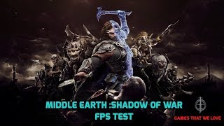 Middle Earth  Shadow of War FPS Test On GTX860M