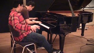Haruhi Medley - piano duet [Animenz + TehIshter]