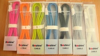 Набор из 7 разноцветных кабелей USB - micro USB