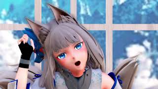 響MMD アズレン　加賀、高雄、愛宕で妄想税　 1080/30fps