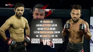SFT 4 - Disputa de Cinturao da Categoria Peso - Pena: Marcos Babuíno vs Sérgio Soares