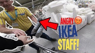 *ESCAPED* RIDING BMX INSIDE IKEA!