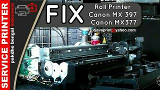 Cara Memperbaiki Roll Printer Canon MX 397 / Canon MX377, Fix Printer Roller Canon MX397, Canon MX37