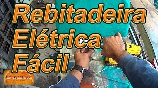 BR2-BRASILEIROS UM DIA POR VEZ -Rebitadeira elétrica faça você mesmo BR2 ferramenta multiuso #70