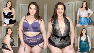 Affordable Plus Size Lingerie Try-On Haul! ?| LingeRAE Week 2020
