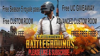 LIVE ZOMBIE PUBG MOBILE | PUBG LITE | CUSTOM ROOMS | FREE UC | Hindi