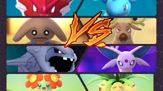 Pokémon GO Gym Battles 2 Gyms Hitmontop Steelix Espeon Bellossom Charizard & more