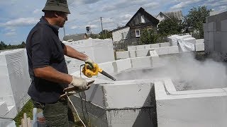 Сами строим себе дом из пеноблоков ч.3
