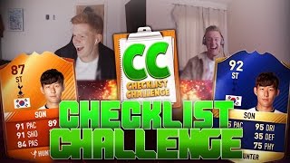 INCREDIBLE 87 MOTM SON ? CHECKLIST CHALLENGE VS REEV!! FIFA 17 ULTIMATE TEAM