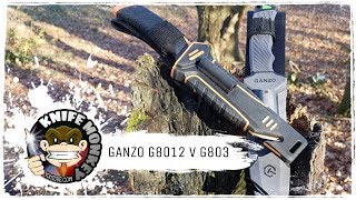 Ganzo Survival Knives Compared G8012 VS G803 Knife Wars