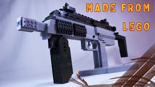 HK MP-7 пистолет-пулемёт из ЛЕГО! Самоделка