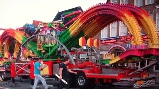Kermis Alkmaar transport en opbouw deel 2
