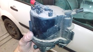 Замена топливного фильтра (с подогревом) на Citroen С3 1.4HDI