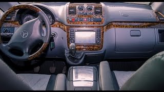 Mercedes Vito Van conversion. Salon-transformer by AkkermanReise. Переоборудование Мерседес Вито.