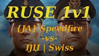 R.U.S.E. 1v1 - #16 - {JA} Speedfire (Germany) vs ŊЏ | Swiss (UK) - Behind Enemy Lines
