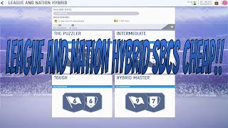 FIFA 19 ALL 4 LEAGUE AND NATION HYBRID SBC CHEAPTEST SOLUTION - PUZZLER, INT,TOUGH, HYBRID MASTER
