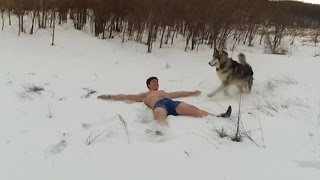 Лакшери Bro #10 Прощай МАМА. Голышом в снег. Уничтожаем фольц.