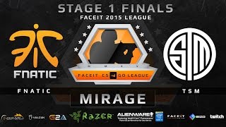 Fnatic vs TSM - Map 1 - Mirage (FACEIT 2015 League Stage 1 Finals)
