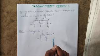THEVENIN'S THEOREM PROBLEMS