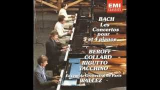 JS Bach / Concerto for 4 pianos and orchestra in A minor : Andante
