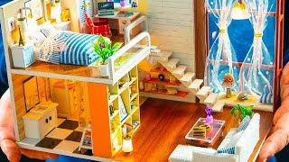 5 DIY Miniature Doll House Rooms *NEW* Room ~ Rapunzel Room Decor, Backpack