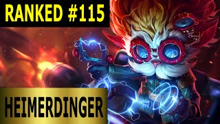 Heimerdinger Mid - Full League of Legends Gameplay [German] Let's Play LoL - Solo/Duo Ranked #115