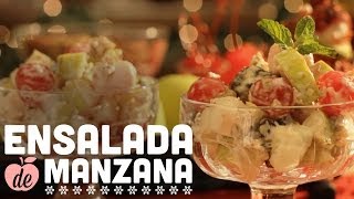 ¿Cómo preparar Ensalada Navideña de Manzana? - Cocina Fresca