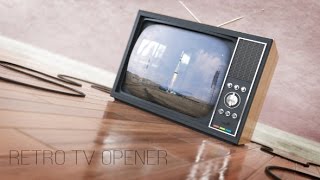 Retro TV Opener | After Effects template