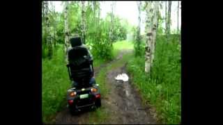 МТ-096 по грязи. elektroskuter, scooter