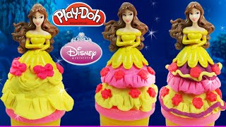 Play doh Disney Princess Belle plastilina / Sparkle Blooming Castle