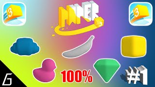 100% on all maps in Paper.io 3D | Part 1 (iOS - Android)