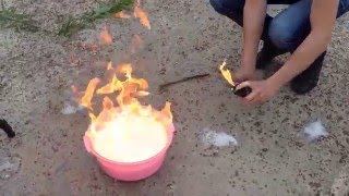 ОГОНЬ из ПЕНЫ. УДИВИТЕЛЬНЫЙ и КРАСИВЫЙ ЭКСПЕРИМЕНТ